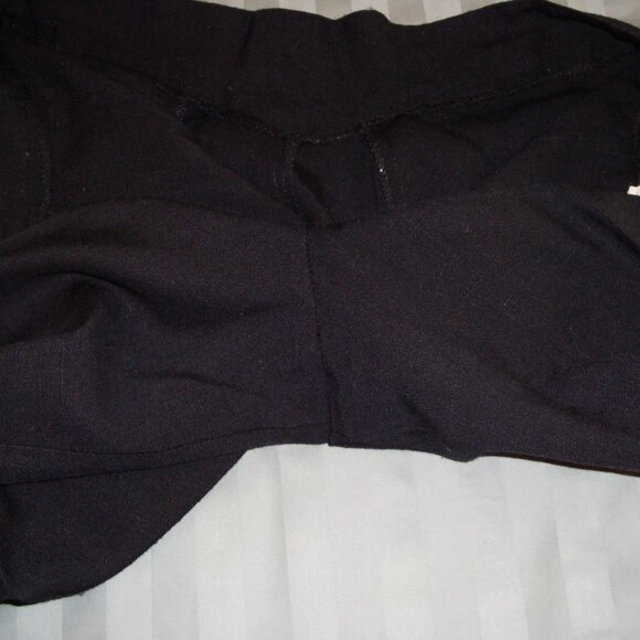 Prive New York Vintage Womens Back Zip Front Pleated Pants Black Size 8 - Picture 3 of 8